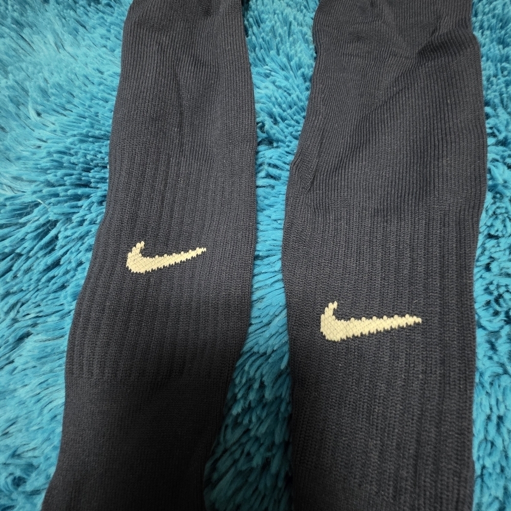 Nike Classic Cushioned Knee High Soccer Socks Navy Large Men (8-12) NWOT - Picture 4 of 5